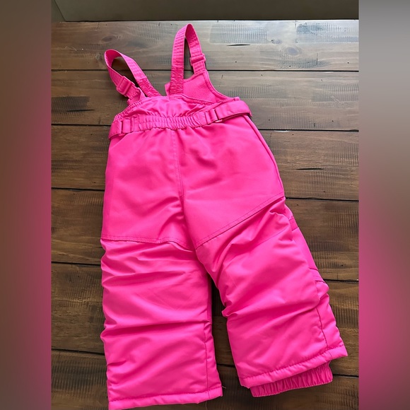 Cat & Jack 18M Hot Pink Snow Pants with Bib - Like New - Picture 3 of 3